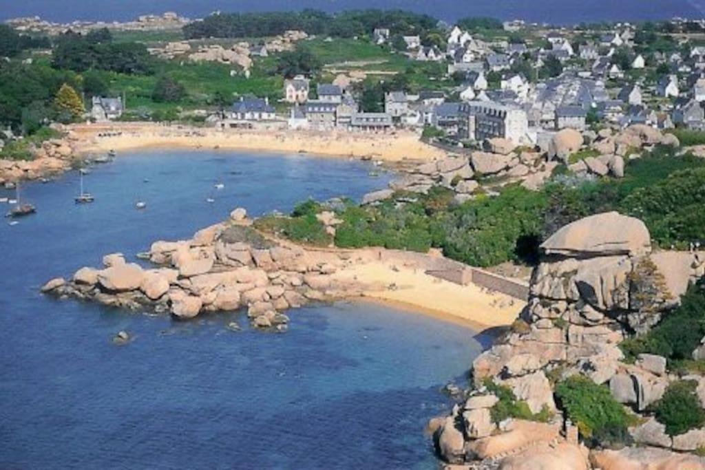 Studio Les Pieds Dans L'Eau Au Port De Ploumanac'H Perros-Guirec Exterior foto